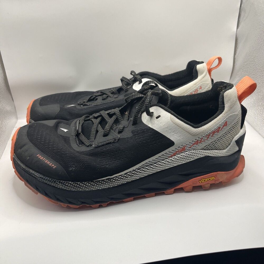 Size 10.5 - Altra Timp 5 Trail Running Shoes Women’s 'Blk &org' See Pad Wear